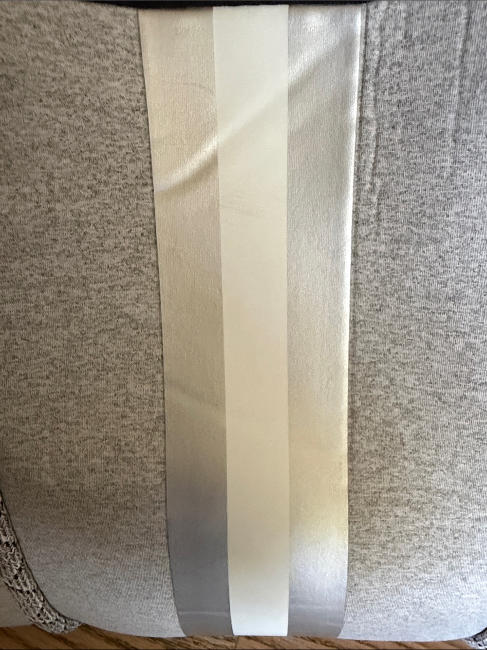Large Ah-Dorned Neoprene Gym/Travel/Tote with White/Silver Stripe, Like New - Picture 3 of 9